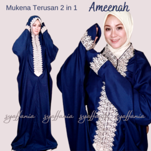 Mukena Dewasa Terusan 2 in 1 Premium AMEENAH