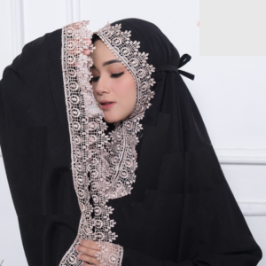 Mukena Dewasa 2 in 1 Traveling Ponco Katun Jumbo Adem Renda Giper Mewah INARA series